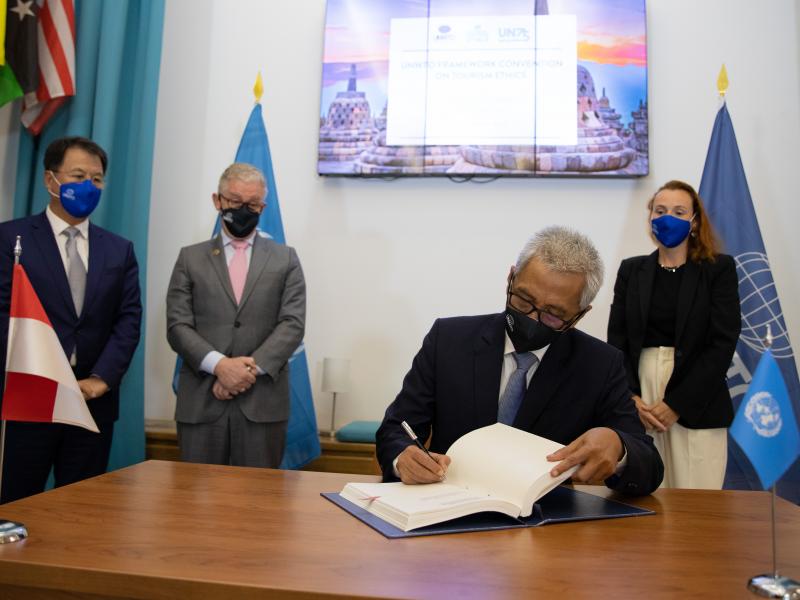 First Signatory of UNWTO Tourism Ethics Convention